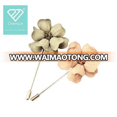 Elegant Women Gentlemen Accessories Fashion Fabric Flower Brooch Boutonniere Wedding